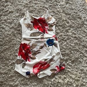 Floral two piece